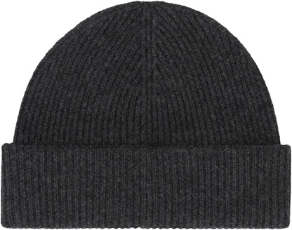 K-WAY Wool Knit Beanie with Turned-Up Brim - Men's-6
