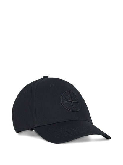 STONE ISLAND Logo Cotton Baseball Cap