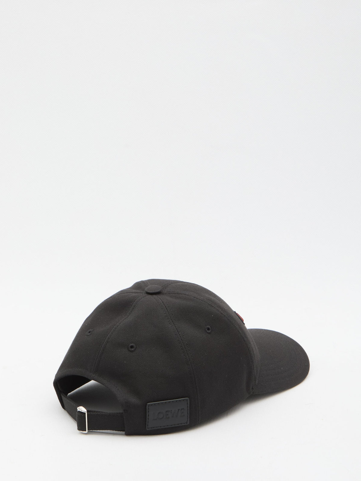 LOEWE Adjustable Cotton Canvas Cap with Embroidered Appliqué - One Size
