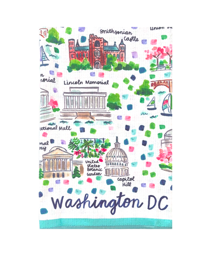 Washington, DC Double-Sided Tea Towel
