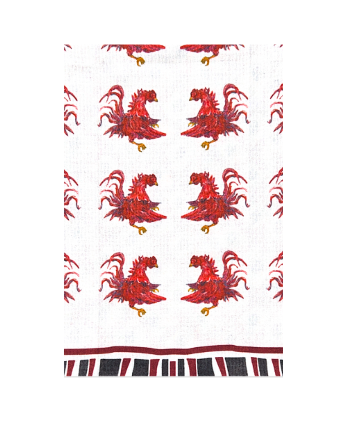 Southern Rooster Game Day Tea Towel