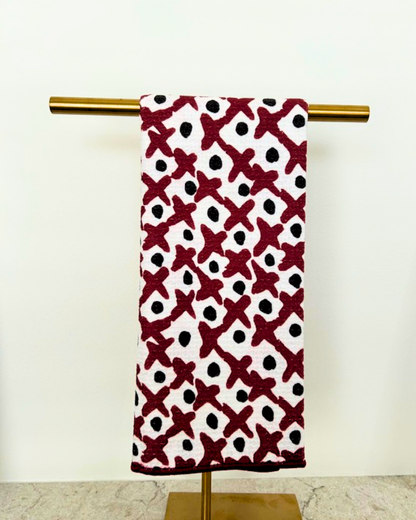 Southern Rooster Game Day Tea Towel