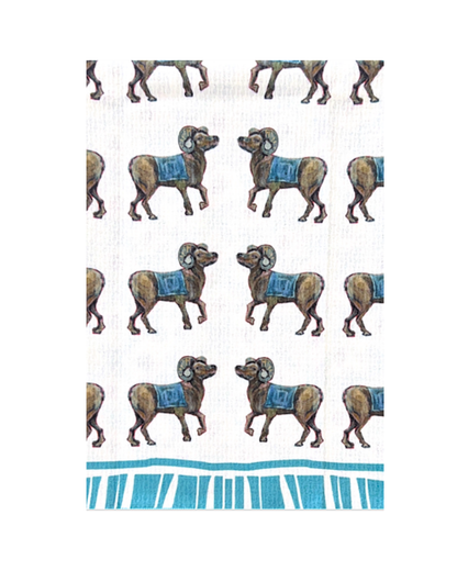 Ram Game Day Tea Towel