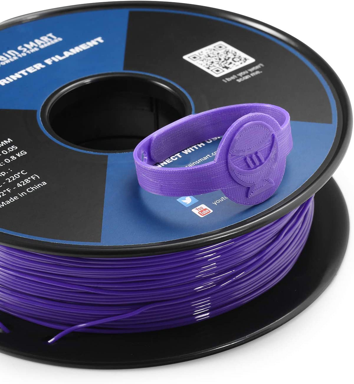 Neon Color TPU Filament Bundle Kit, Cyberpunk Color 1.75mm 0.8kg/1.76lb — photo 6 of 10