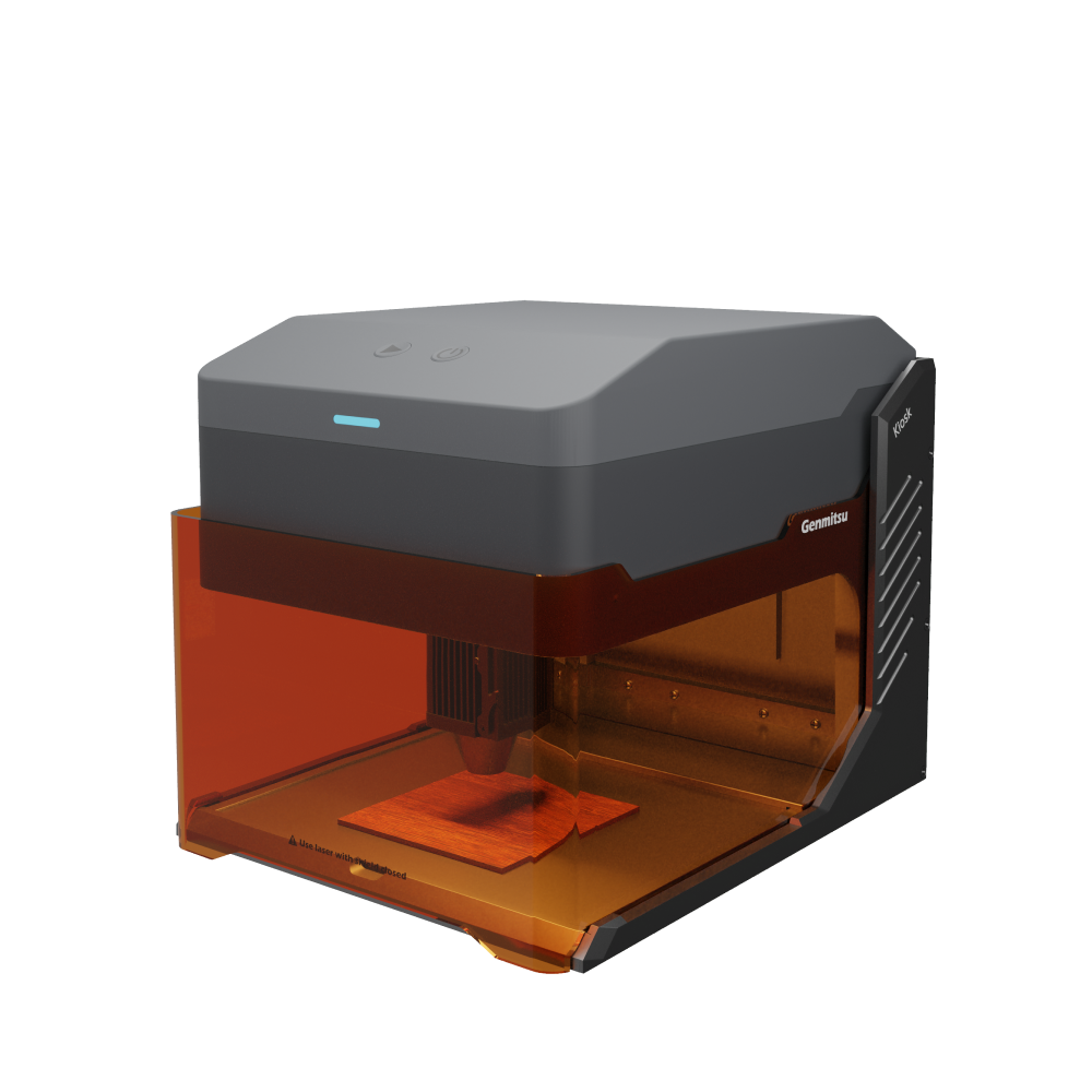 Kiosk Laser Engraver Machine, Compact, Open-to-use, 2.5W/5W/10W, Home Laser Cutter with Acrylic Enclosure — photo 9 of 10