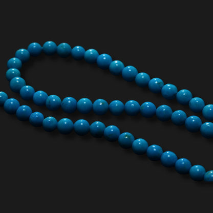 Turquoise Round Beads - 3mm - Treatment Unknown - Full Strand