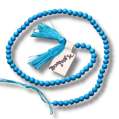 Turquoise Round Beads - 3mm - Treatment Unknown - Full Strand