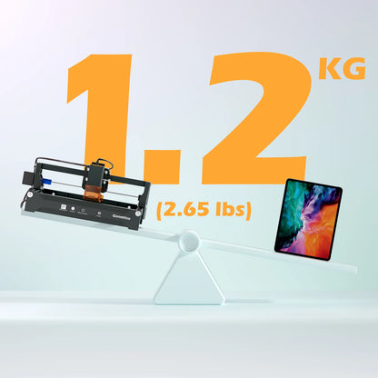 Kortek Laser Engraver Machine, 2.5W/5W/10W, ±0.01mm High Precision, IR Laser Compatible, Portable CNC Laser Cutter — photo 6 of 9