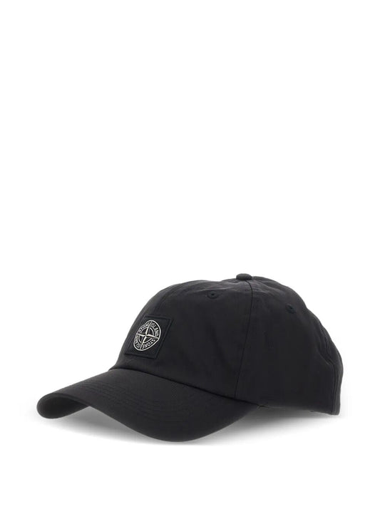 STONE ISLAND Recycled Nylon Oxford Baseball Cap - Six-Panel Design