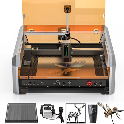 L8 Laser Engraver Machine, 20W/40W Power, 40000mm/min High Speed All-in-one, Air Assist, Lightburn Camera — photo 7 of 10