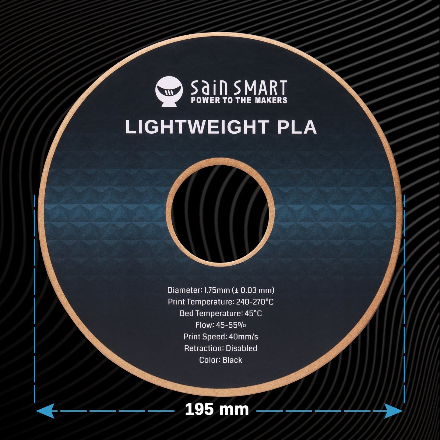 LW-PLA Filament, 1.75mm, Black & White, 1KG, Lightweight Low-Density Active Foaming PLA for 3D Print RC Planes Drone Parts — photo 8 of 10