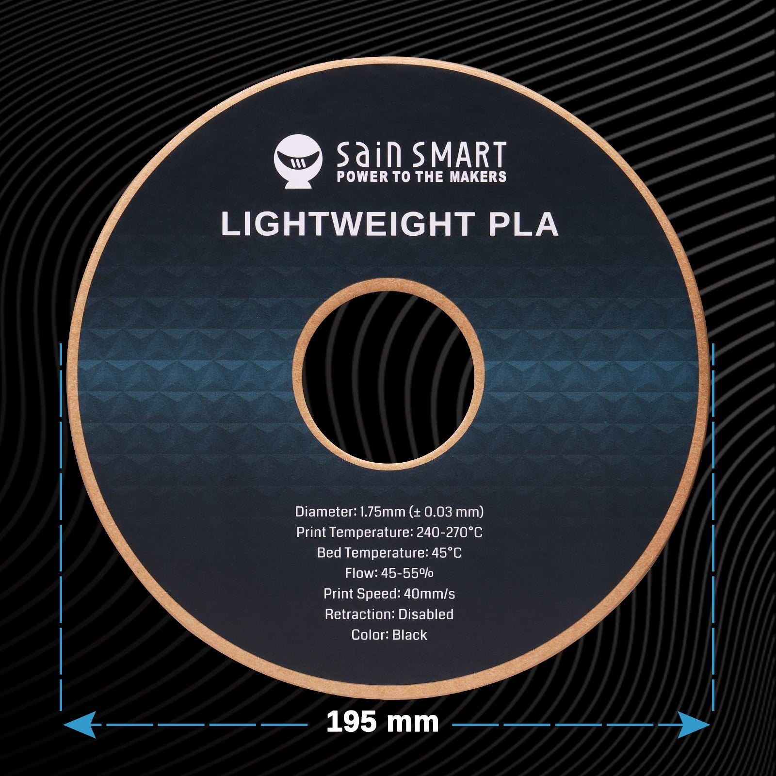 LW-PLA Filament, 1.75mm, Black & White, 1KG, Lightweight Low-Density Active Foaming PLA for 3D Print RC Planes Drone Parts — photo 8 of 10
