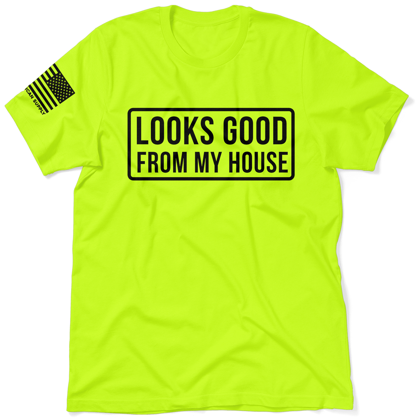 Looks Good - Safety Yellow T-Shirt — photo 1 of 3