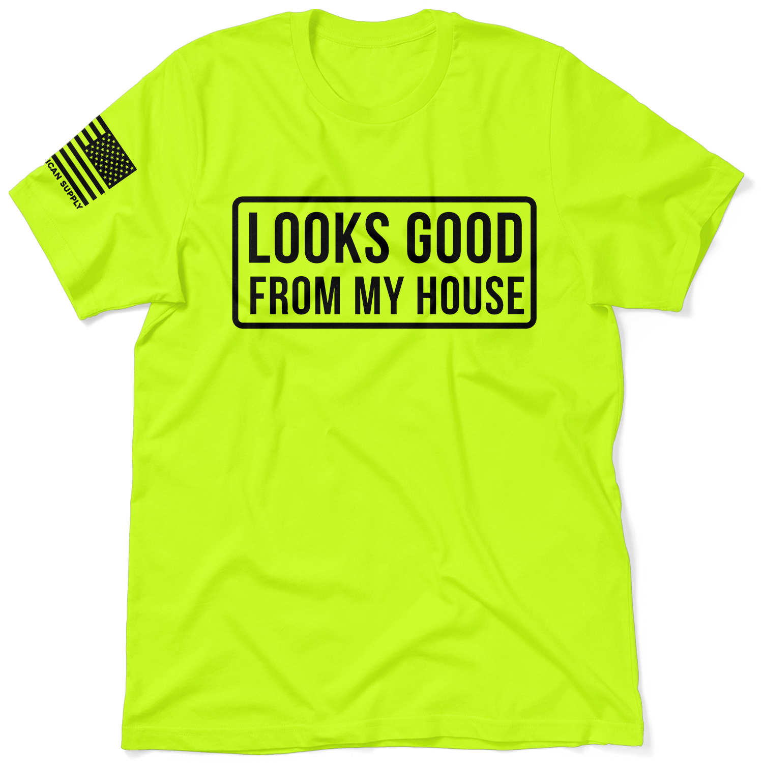 Looks Good - Safety Yellow T-Shirt — photo 1 of 3