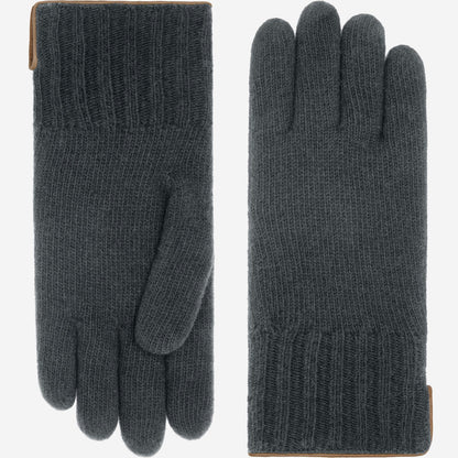 Luciano (grey) - Handmade Italian knitted wool gloves with luxurious cashmere lining — photo 1 of 10