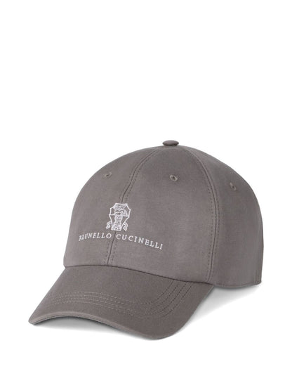 BRUNELLO CUCINELLI Embroidered Logo Baseball Cap