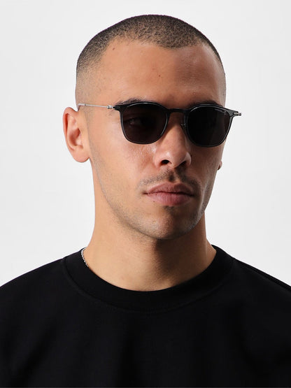 MONTBLANC Men's Signature Logo Sunglasses 49mm Lens