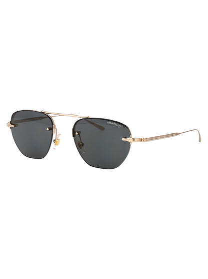 MONTBLANC Men's Classic Metal Sunglasses
