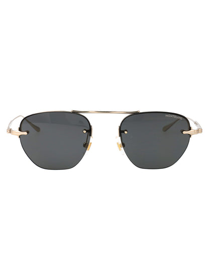 MONTBLANC Men's Classic Metal Sunglasses