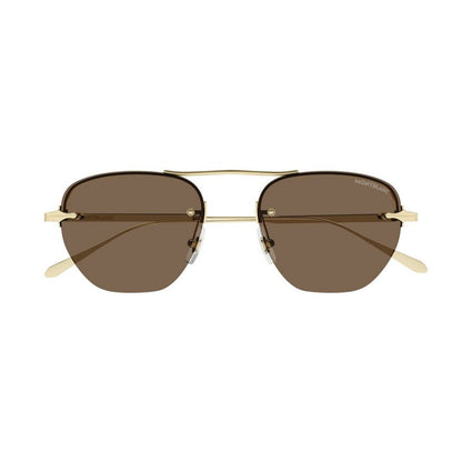 MONTBLANC Sleek Men's Metal Sunglasses