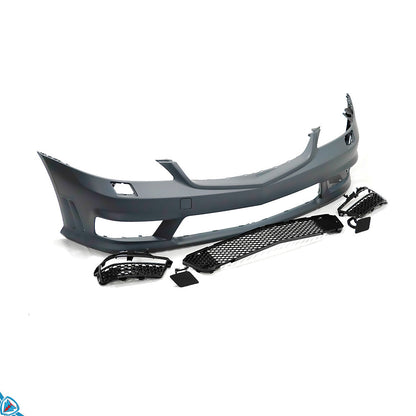 2007-2013 Mercedes-Benz S-Class (W221) S63 S65 AMG Style Polypropylene Front Bumper Conversion Kit | E3Tuning — photo 1 of 10