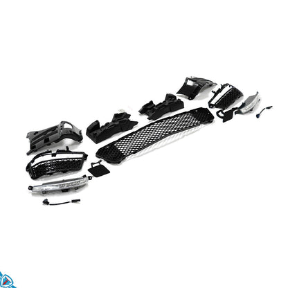 2007-2013 Mercedes-Benz S-Class (W221) S63 S65 AMG Style Polypropylene Front Bumper Conversion Kit | E3Tuning — photo 5 of 10