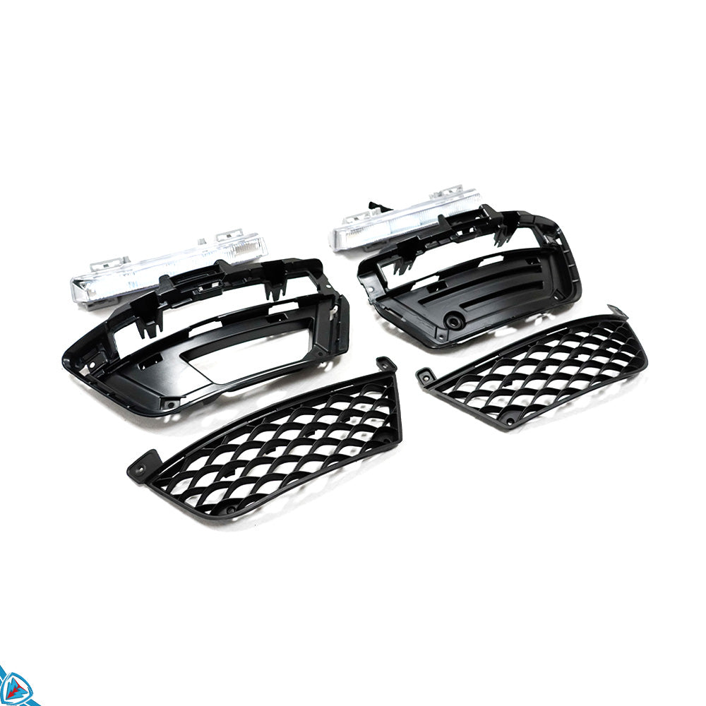 2012-2014 Mercedes-Benz C-Class Facelift (W204) C63 AMG Style Polypropylene Front Bumper Conversion Kit | E3Tuning — photo 6 of 10