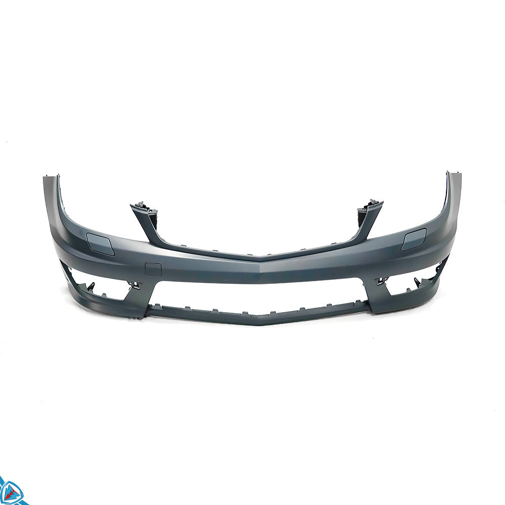 2012-2014 Mercedes-Benz C-Class Facelift (W204) C63 AMG Style Polypropylene Front Bumper Conversion Kit | E3Tuning — photo 2 of 10