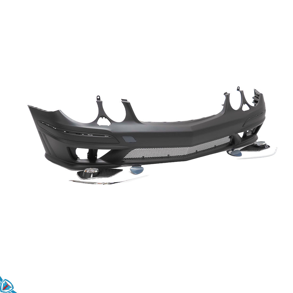 2007-2009 Mercedes-Benz E-Class Facelift (W211) E63 AMG Style Polypropylene Front Bumper Conversion Kit | E3Tuning — photo 1 of 10