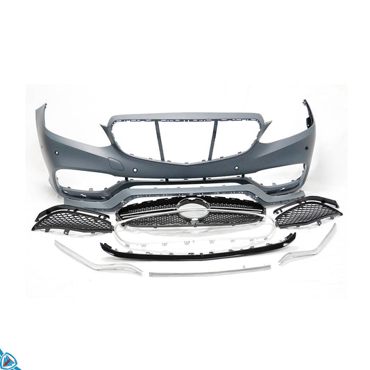 2014-2016 Mercedes Benz E-Class Facelift (W212) E63 AMG Style Polypropylene Front Bumper Conversion Kit | E3Tuning — photo 1 of 10