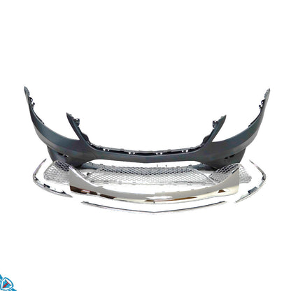 2014-2017 Mercedes-Benz S-Class Pre-Facelift (W222) S63 / S65 AMG Style Polypropylene Front Bumper Conversion Kit | E3Tuning — photo 1 of 10