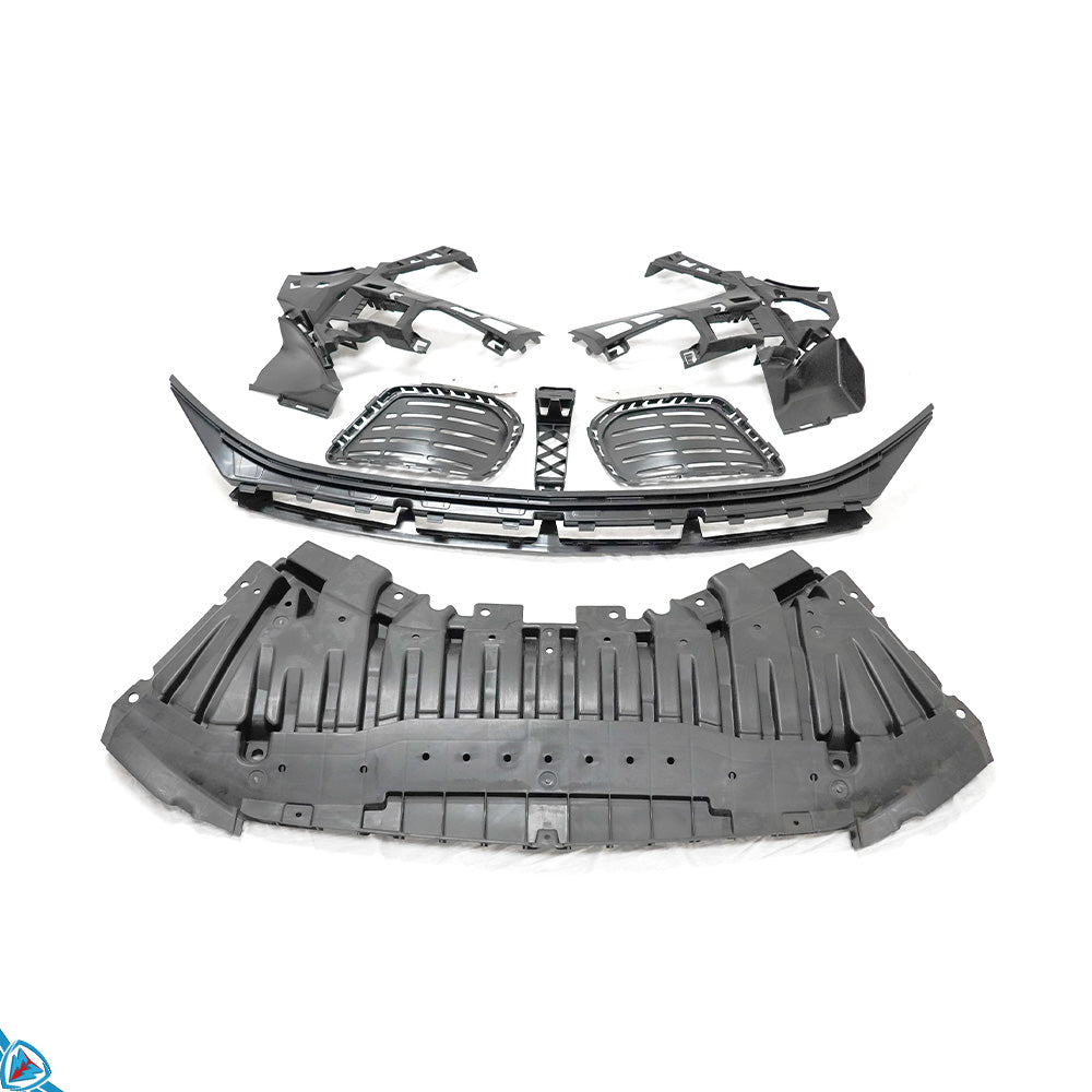 2014-2017 Mercedes-Benz S-Class Pre-Facelift (W222) S63 / S65 AMG Style Polypropylene Front Bumper Conversion Kit | E3Tuning — photo 8 of 10