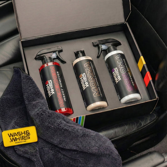 WASH&WHIPS MotoPro Motorcycle Detailing Kit - Bug Remover, Leather Care, Ceramic Spray — photo 1 of 10