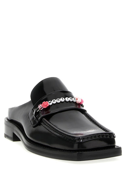 Martine Rose 'Beaded Square Toe' Mules