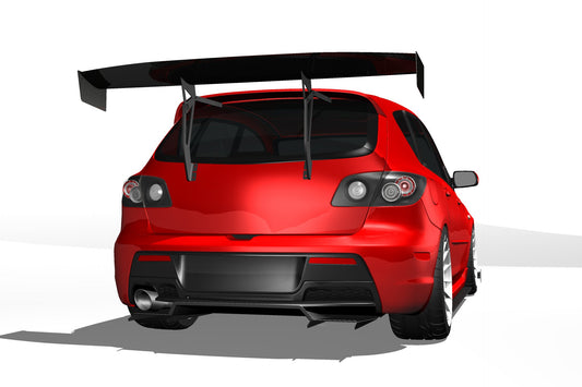 Diffuser V1+ – Mazdaspeed3 Gen1 (BK, 2004-2009) — photo 1 of 3