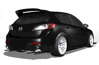 Diffuser V1+ – Mazda Mazdaspeed 3 (BL, 2010-2013)