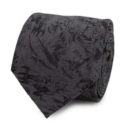Venom Dark Gray Action Men's Tie