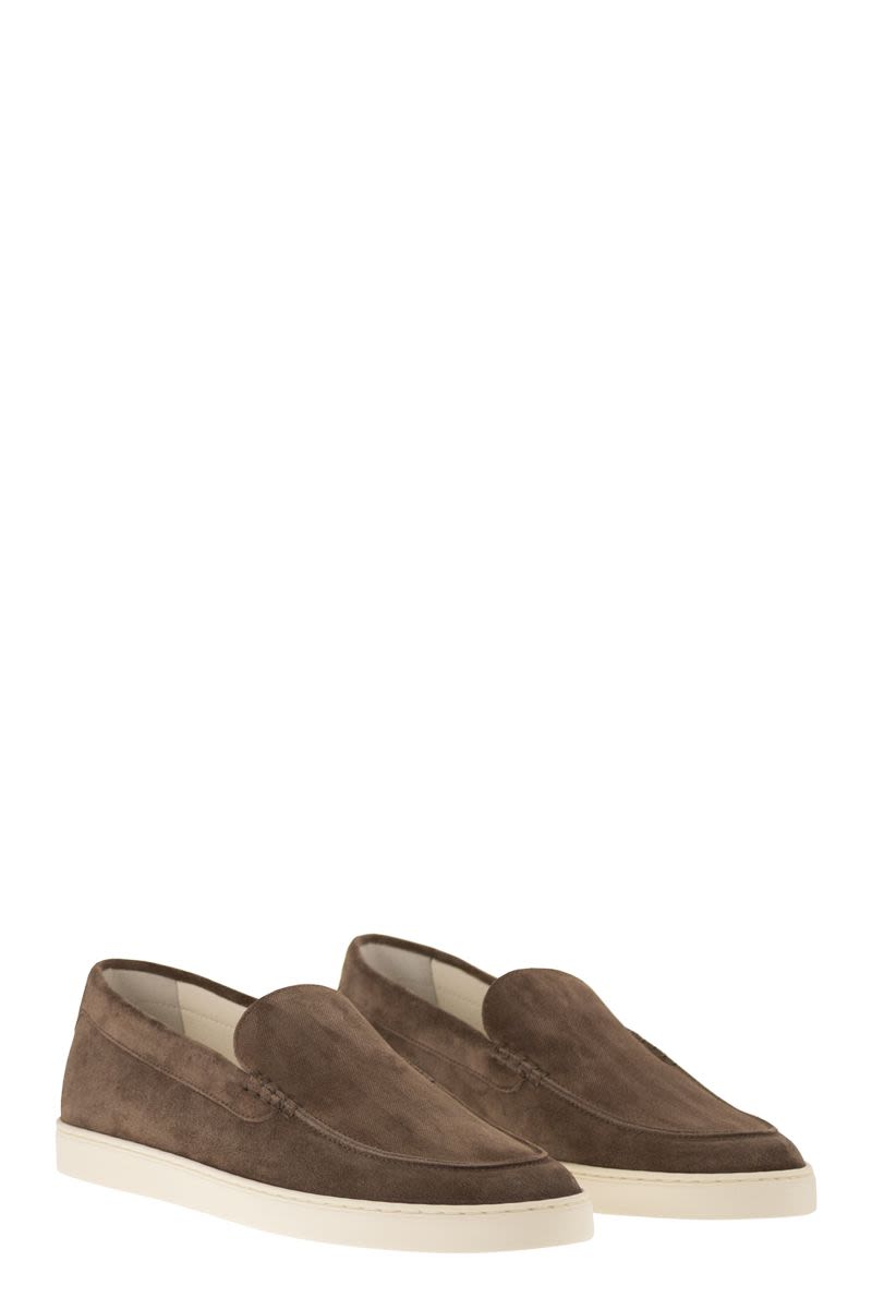 BRUNELLO CUCINELLI Men's Suede Loafer