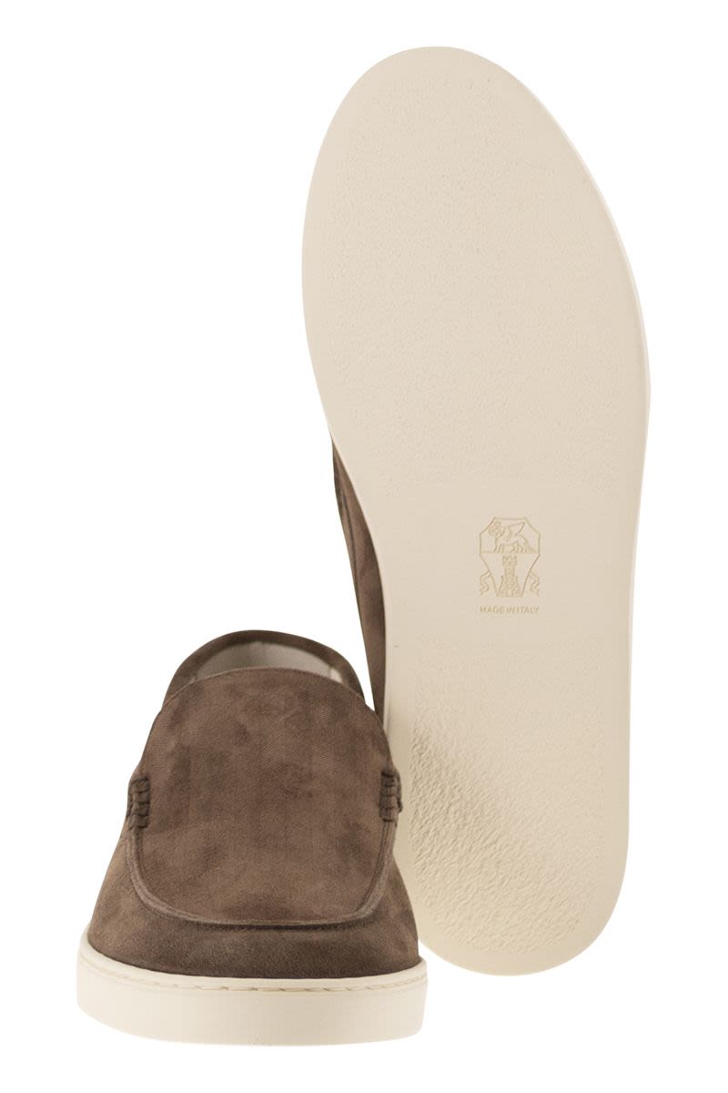 BRUNELLO CUCINELLI Men's Suede Loafer