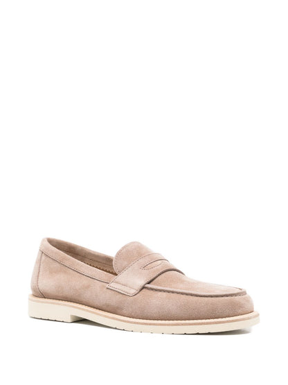 BRUNELLO CUCINELLI Men's Classic Leather Loafers
