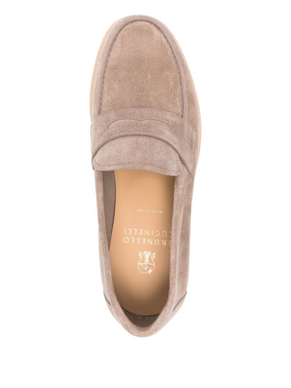 BRUNELLO CUCINELLI Men's Classic Leather Loafers