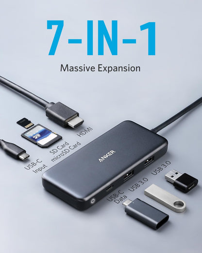 Anker <b>341</b> USB-C Hub (7-in-1) — photo 2 of 6