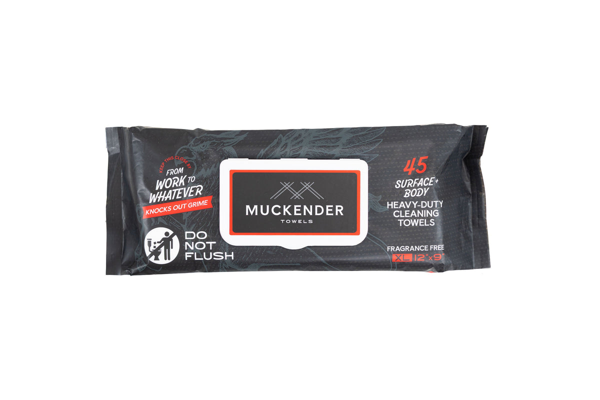 Muckender Heavy-Duty Cleaning Towels: Pro Case (16 Packs, Unscented)