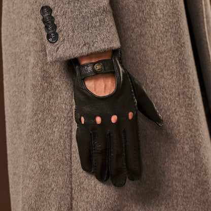Marcello (black) – Luxurious Italian peccary driving gloves — photo 7 of 10