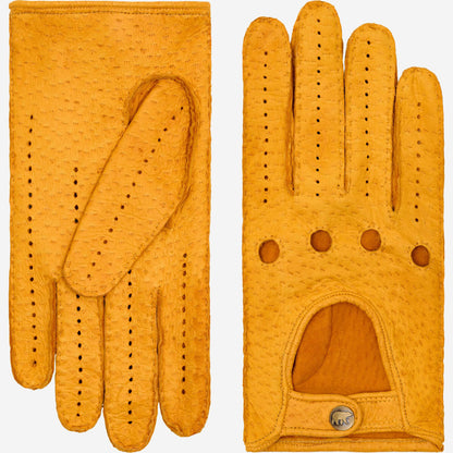 Marcello (yellow) – Luxurious Italian peccary driving gloves — photo 1 of 7