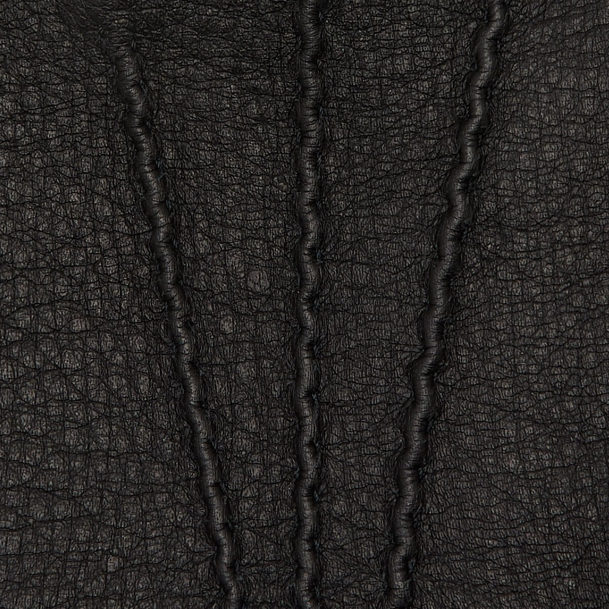 Matteo (black) - Italian gloves made of American deerskin leather with cashmere lining — photo 4 of 10
