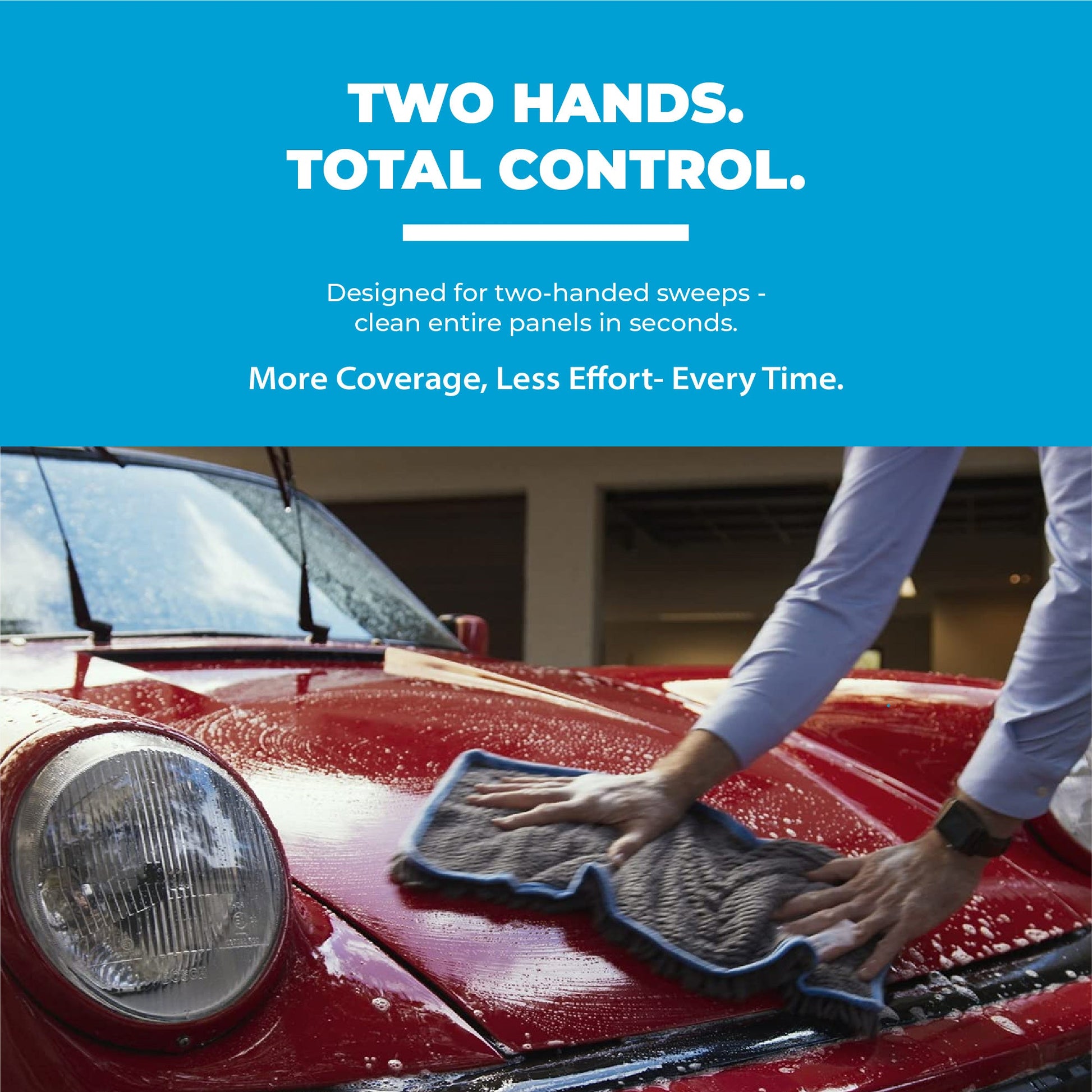 Mach 2 Speed Car Wash Towel – 7x the Size of a Mitt (60 x 30cm / 2 x 1ft) — photo 4 of 9