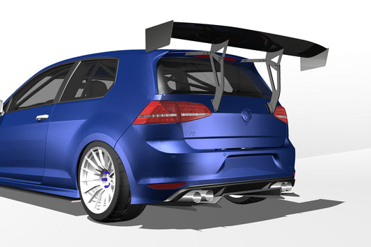 EPSILON+ Diffuser V1+ – Volkswagen Golf (Mk7, 2014-2021) — photo 2 of 3