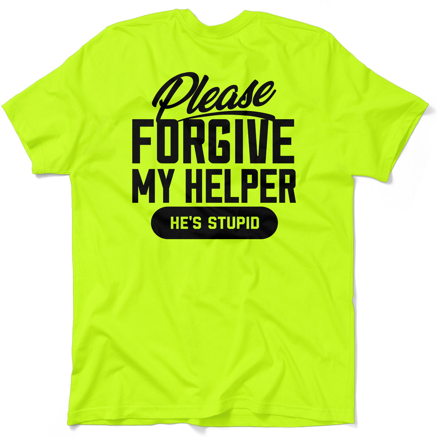 My Helper - Safety Yellow T-Shirt — photo 1 of 3