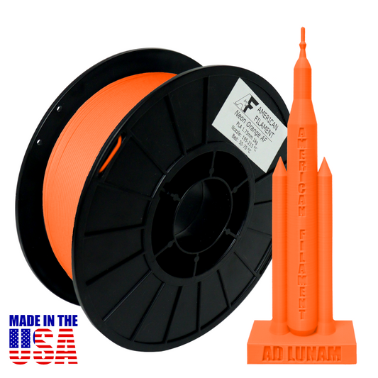 Neonorange AF 1,75 mm PLA+ Filament hergestellt in den USA!